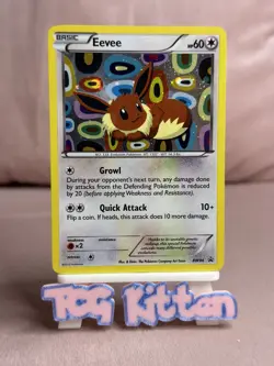 Eevee BW94 Black & White Holo Promo Pokemon LP - TCGKITTEN - Image 1