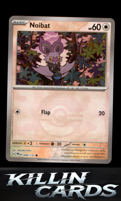 Noibat (Poke Ball Pattern) 090/131 Pokemon Common SV: Prismatic Evolutions Card - Image 1