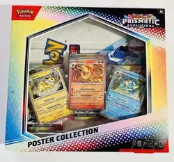 Pokemon Prismatic Evolutions Poster Collection Box Factory Sealed X 3 - Image 2