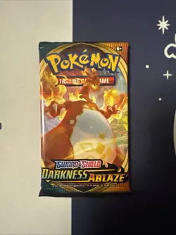 Pokemon TCG Single Darkness Ablaze Booster Pack - 1x NEW English Factory Sealed - Image 1