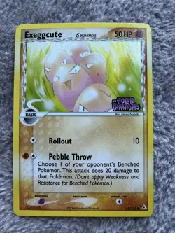 Pokemon TCG Exeggcute 65/110 EX Holon Phantoms Delta Species Reverse Holo 50 HP - Image 1