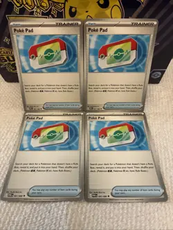 4x Total - Pokepad 081/088 - Pokemon Trainer Perfect Order NM, Unplayed - Image 1