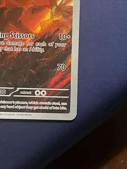 Pokemon Scarlet & Violet Obsidian Flames Scizor 205/197 Illustration Rare Holo - Image 5