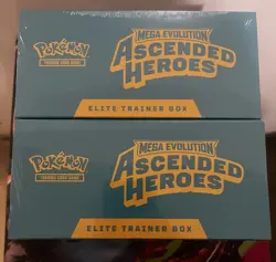 X2 Pokemon TCG: Ascended Heroes Elite Trainer Box (ETB) Sealed - Image 5