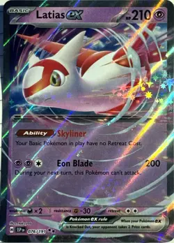 Latias ex 076/191 Double Rare Surging Sparks Pokemon Near Mint - Image 1