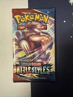 1X Battle Styles Booster Pack Pokemon Sword Shield SWSH New Sealed English 820650808180 - Image 1