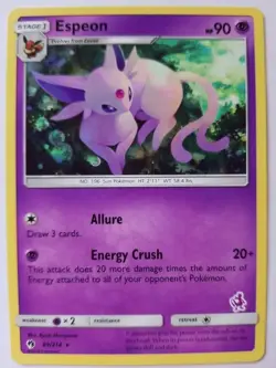Espeon 89/214 Battle Academy Mewtwo Stamped Pokemon NM/Mint - Image 1