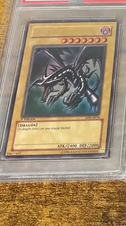 Red-Eyes Black Dragon - LDD-S070 1st Edition PSA 8 SPANISH (Not English) - Image 1
