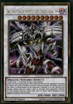 Dragocytos Corrupted Nethersoul Dragon PGL2-EN014 Yu-Gi-Oh 1st Edition NM - Image 1