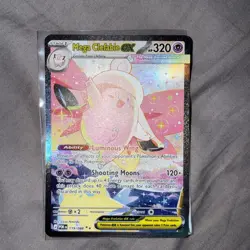 Mega Clefable ex 119/088 Special Illustration Rare SIR Pokemon Perfect Order NM - Image 4
