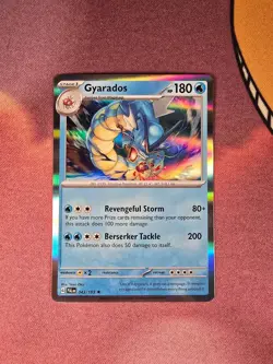 Gyarados 043/193 Holo Rare NM Paldea Evolved Pokemon TCG Card 🔥🐉✨ - Image 3