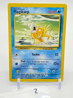 1999 MAGIKARP 35/102 Pokemon Base Set Card NM/LP WOTC Common (#2) - Image 1