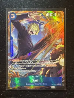 Sanji OP15-047 Rare Alt Art One Piece Card Game ENGLISH NM - Image 1