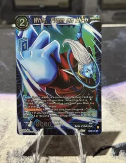 Dragon Ball Super Card Game Whis, From on High 5th Anniversary Set EX21-23 Foil - Image 1