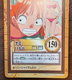 One Piece Card Nami C370 Hyper Battle Carddass Japanese - Image 3