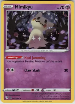 Mimikyu - Holo Rare Miscellaneous Cards & Products 081/189 NM LP-NM - Image 1