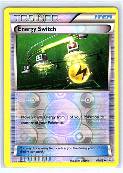 Energy Switch [Reverse Holo] 61/83 Generations LP Pokemon Card - Image 1