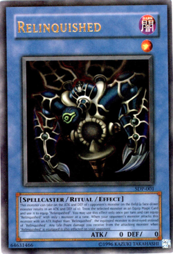 Relinquished - Starter Deck: Pegasus - SDP-001 ULTRA RARE YuGiOh TCG Card - Image 1