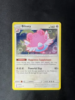 Blissey - 153/214 - Cosmos Holo - Promo - Lost Thunder - Pokemon Card - NM/M - Image 1
