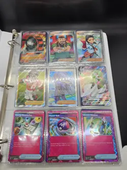 Pokemon Card Lot Binder V/Full Art/Ex/IR Hits 175 Cards NM Full Art - Image 1