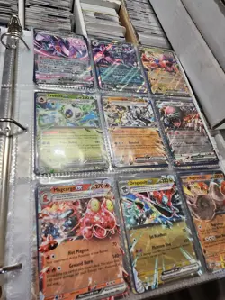 Pokemon Card Lot Binder V/Full Art/Ex/IR Hits 175 Cards NM Full Art - Image 5