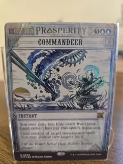 MTG: Commandeer Outlaws of Thunder Junction: Breaking News Foil NM - Image 1