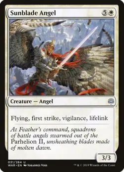 Sunblade Angel (31) – War of the Spark WAR – MTG Magic the Gathering - Image 1