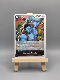 One Piece TCG Monkey D Luffy Foil OP07-091 Trading Card TCG NM - Image 1