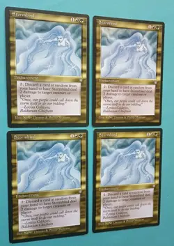 Magic the Gathering MTG Ice Age STORMBIND X 4 LP/EX RARE 1995 Nice! - Image 2