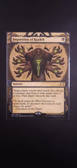 MTG Strixhaven Mystical Archives Inquisition of Kozilek Etched Foil Near Mint - Image 1