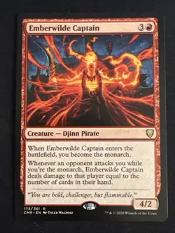 1x Emberwilde Captain (175) Commander Legends LP MTG Magic the Gathering x1 MKE - Image 1