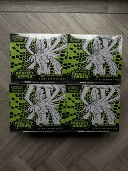 New & Sealed 4 x Pokemon TCG Perfect Order Pokemon Center Elite Trainer Box ETB - Image 1