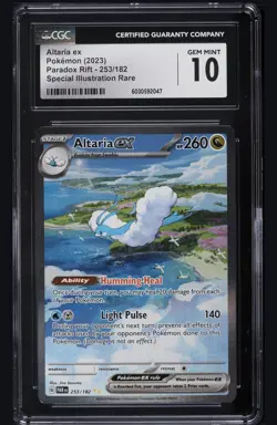 Pokemon TCG Altaria ex 253/182 Paradox Rift Special Illustration Rare - CGC 10 - Image 1