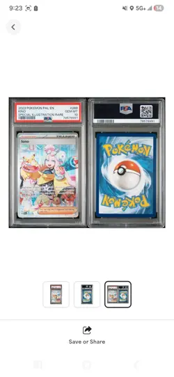 Pokemon TCG Iono 269/193 Paldea Evolved Special Illustration Rare Holo PSA 10 - Image 3