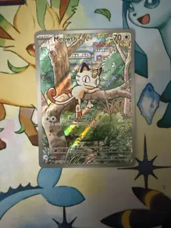 Pokemon Meowth (106/146) Phantasmal Flames NM HOLO - Image 1