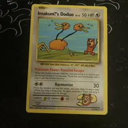 Pokemon ImakuniU's Doduo, SECRET RARE, 112/108, EVOLUTIONS - Image 1