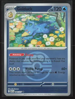 Golduck (Love Ball) Uncommon ME: Ascended Heroes 040/217 NM Pokemon Reverse Holo - Image 1