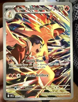Ethans Typhlosion Illustration Rare Sv10: Destined Rivals 190/182 Pokemon TCG - Image 1