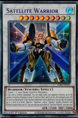 SATELLITE WARRIOR BLUE LDS3-EN121 ULTRA RARE 1ST EDITION YuGiOh CARD NM - Image 1