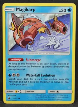 Magikarp #17/111 SM - Crimson Invasion Normal Common Pokemon - LP2 - Image 1