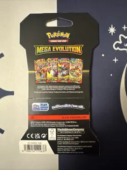 Pokemon Mega Evolution Sleeved Booster Pack - Image 2