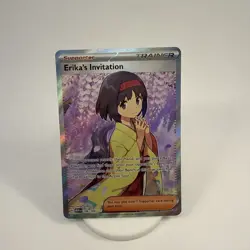 Pokemon TCG Scarlet & Violet Trainer Supporter Erika's Invitation 196/165 #1 - Image 1