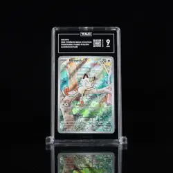 Pokemon Meowth #106/094 ME02: Phantasmal Flames Holo TAG 9 - Image 1