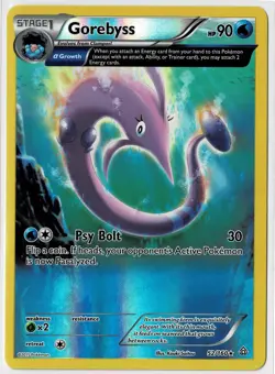 Gorebyss (Alpha) 52/160 Pokemon XY Primal Clash Reverse Holo MP - Image 1