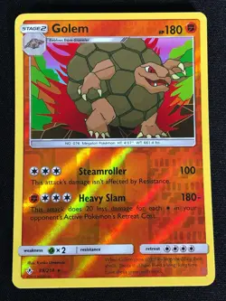 Pokemon Golem 89/214 Reverse Holo (NM) - Image 1