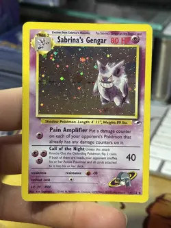 #2 Sabrina's Gengar 14/132 Gym Heroes 2000 Holo Rare WOTC Pokemon - Image 3