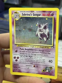 #2 Sabrina's Gengar 14/132 Gym Heroes 2000 Holo Rare WOTC Pokemon - Image 4