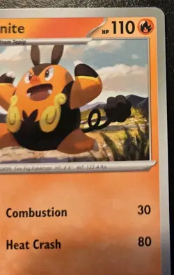 Pignite 012/086 Common Scarlet & Violet: White Flare Pokemon TCG - Image 3