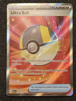 Pokemon TCG Ultra Ball 264/217 Full Art Trainer-Item Ultra Rare NM - Image 1