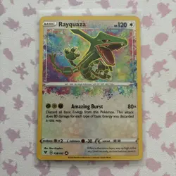 Rayquaza 138/185 Pokemon TCG SWSH04: Vivid Voltage NM - Image 1